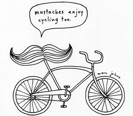 Cycling Moustache